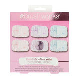 Brushworks Pastel Microfibre Wrist Wash Bands Pack of 3
