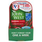 John West Mackerel Fillets Tomato Sauce 10 x 125g, UK version