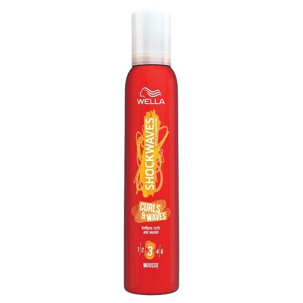 Wella Shockwaves Curls and Waves Mousse, 200 ml GOODS Superdrug