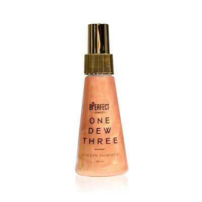 BPerfect Cosmetics One Dew Three Shimmer Spray Golden Setting Spray