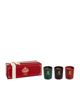 Scented Candle Trio with Pot Pourri, Melograno, and Tobacco Toscano Fragrances - 70g Each