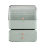 Livingandhome Makeup Organizer Light Green Storage Unit, UK version