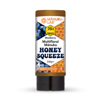 Miel de Manuka au bleuet Manuka Lab Multifloral Squeeze 330g