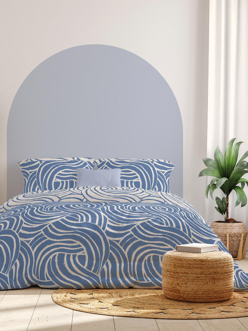 Copenhagen Home Blue Sofia duvet cover set - British product