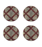 Hestia Arabesque Round Coasters Set of 4