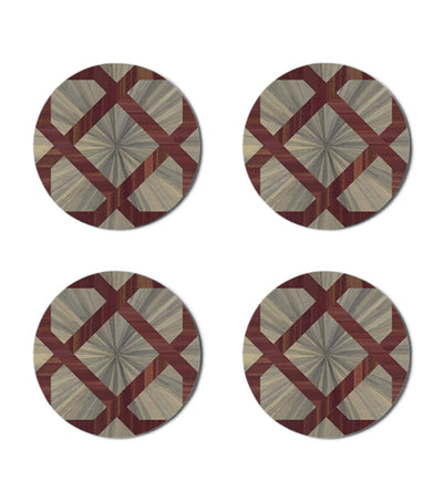 Hestia Arabesque Round Coasters Set of 4
