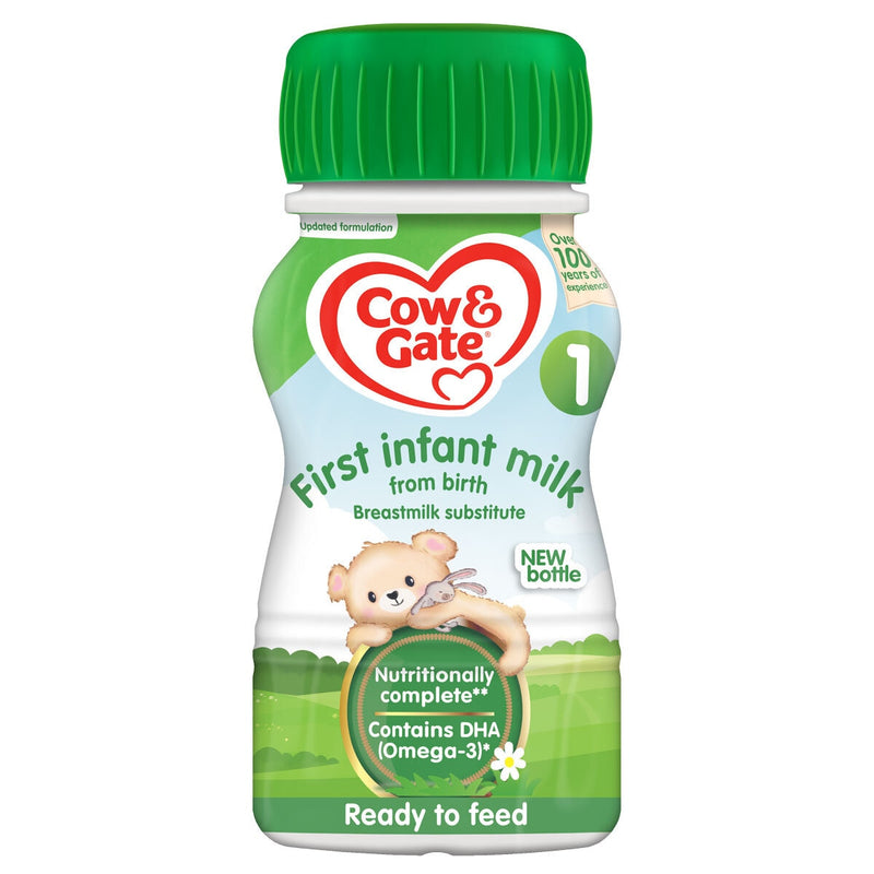 Cow & Gate 1st Milk Ready To Drink infant formula 12 x 200ml - British product