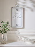 Brompton grey rectangular wall clock (53x25.5x5cm), UK version