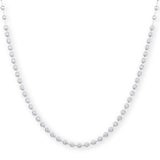 Costco Round Brilliant Cut Diamond Necklace White Gold 3.00ctw 47cm Chain