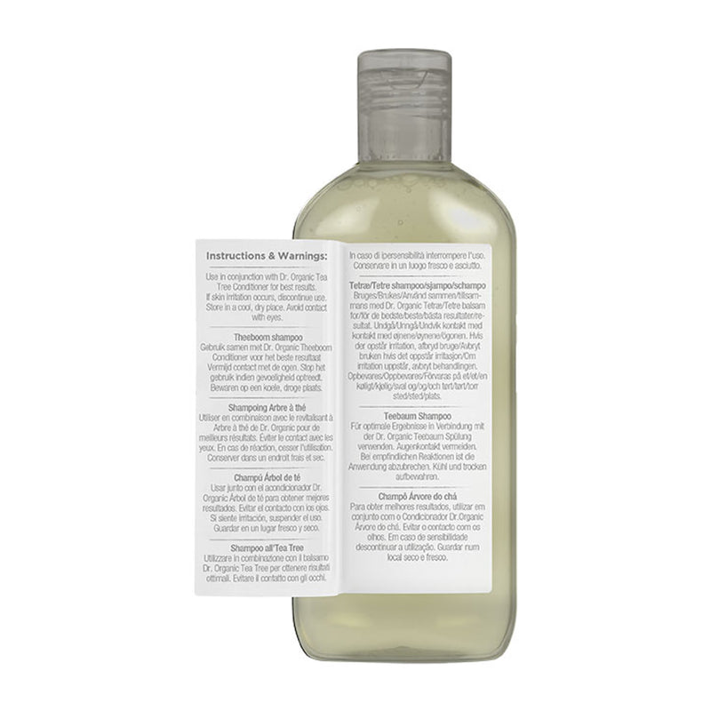 Dr Organic Tea Tree Shampoo 265ml - British product