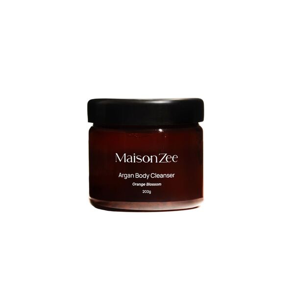Maison Zee Exfoliating Argan Cleanser 200g, imported from the UK