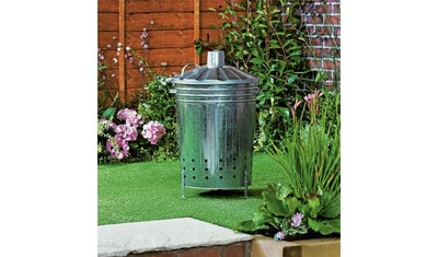 Galvanised Incinerator for Garden Waste 90L