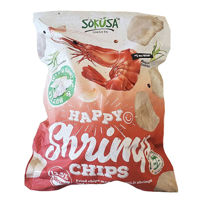 Sokusa Garlic Butter Happy Shrimp Crisps 454g