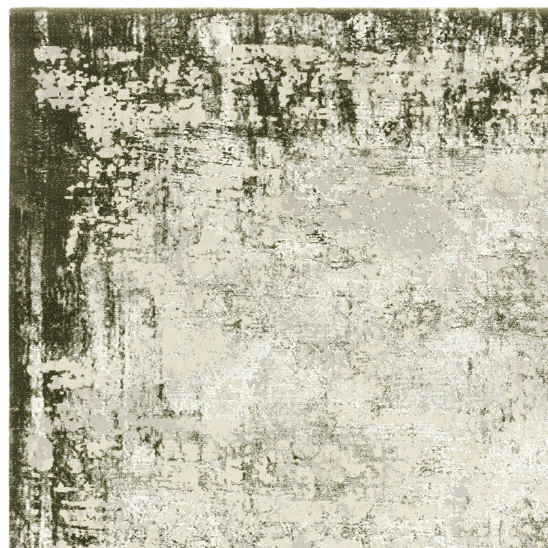 Asiatic Kuza Border Green Rug, UK version