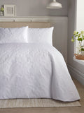 Serene White Butterfly Garden duvet cover set (British brand)