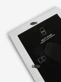 Silver geometric photo frame (British brand)