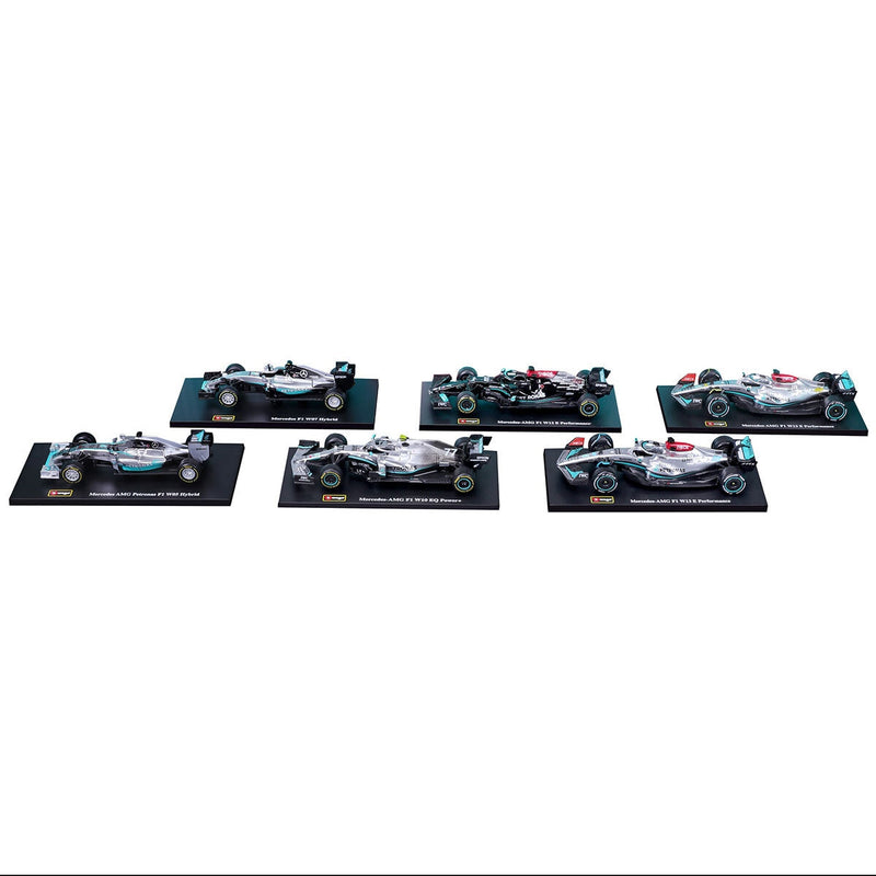 Burago 1:43 scale Formula One model cars 6 pack - British product
