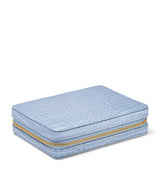 Aerin Leather Enzo Domino Set Travel Game