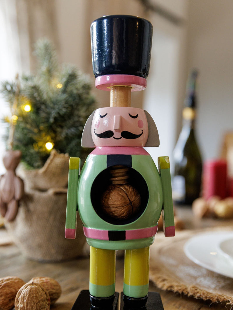 Kitchencraft Green The Nutcracker Collection Wooden Nutcracker