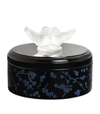 Lalique Fleurs de Cerisier Doves trinket box 9x12.5cm, UK version