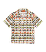 Missoni Kids Cotton Zigzag Print Shirt 4-14 Years