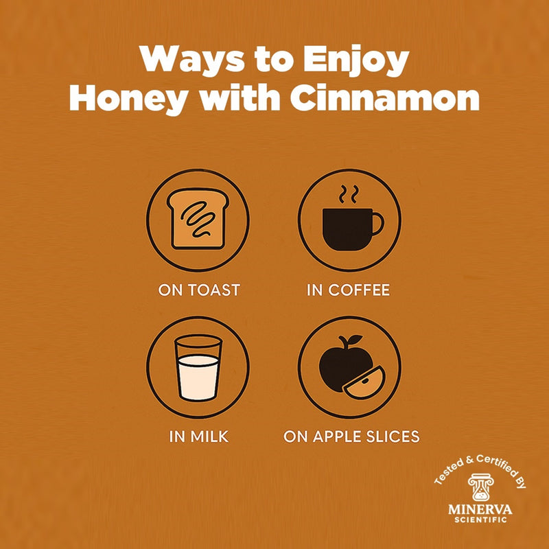 Honey & Greens British Honey with Cinnamon 240g