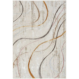 Nourison Glitz Ivory Multi Area Rug in 3 sizes, UK version