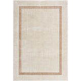 Nourison Glitz Cream Border rug available in three sizes, UK version