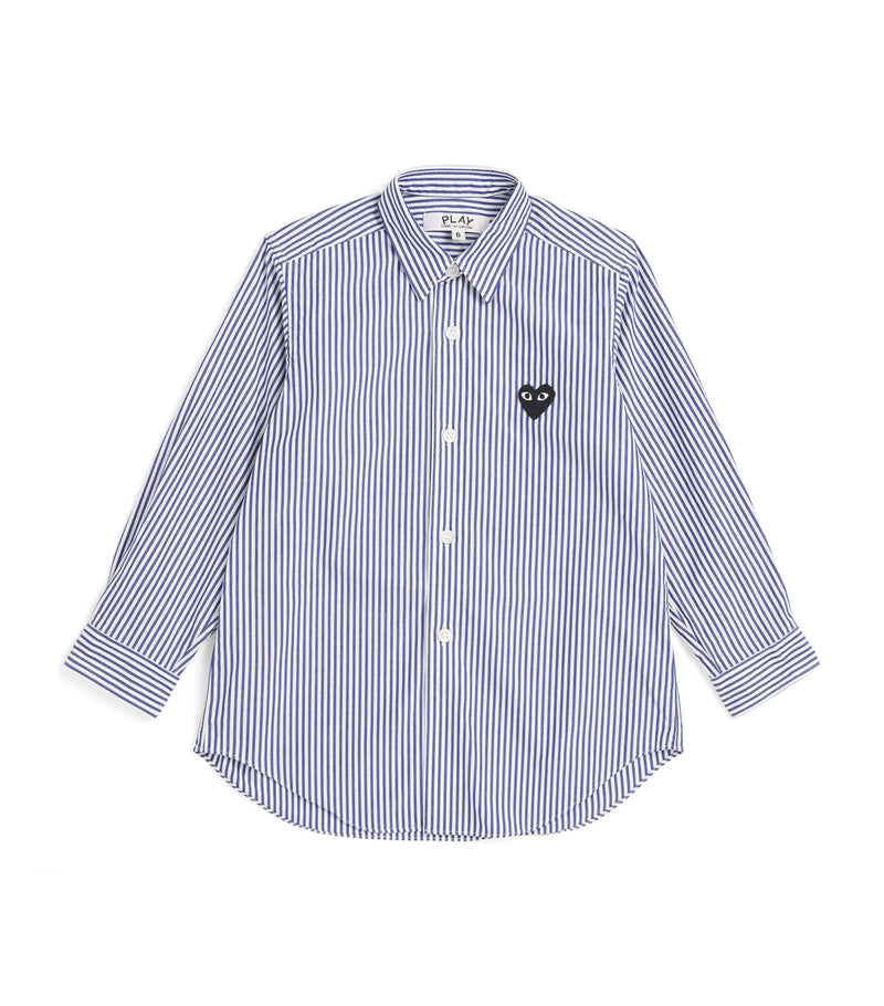 Comme Des Garçons cotton stripe heart shirt for kids 2-6 years - British product
