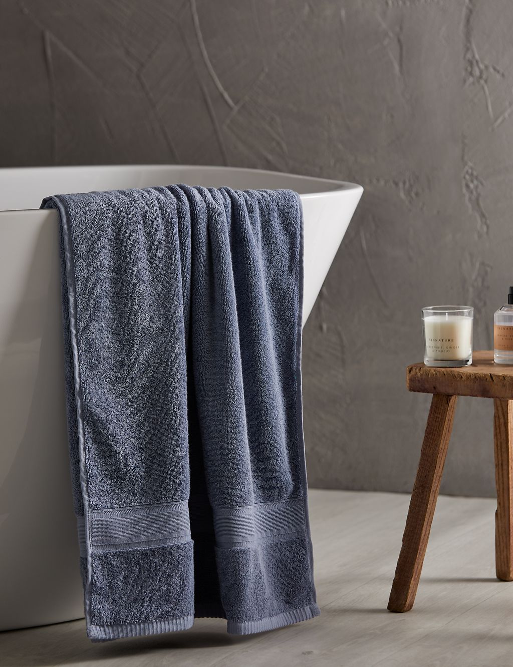 Super Soft Pure Cotton Towel Bathroom M&S