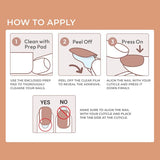 Kiss Press-On Nails One Chance 30 Nails, imported from the UK