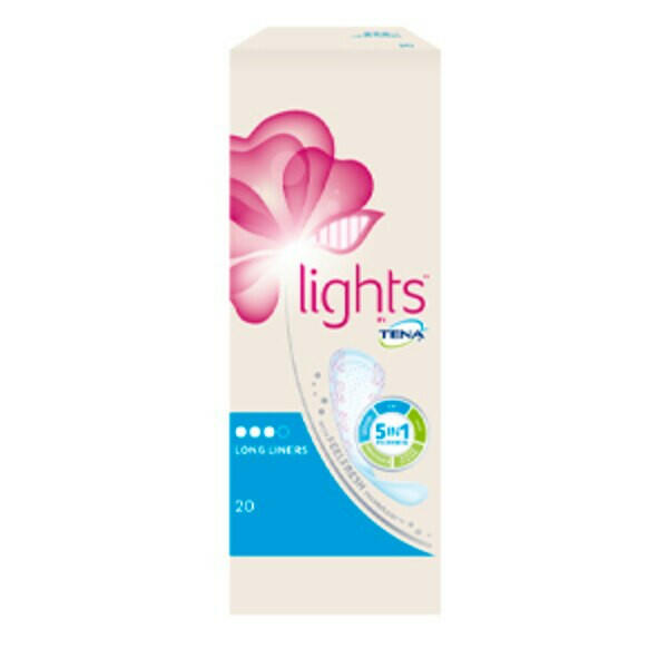TENA Lights Long Incontinence Liners 20 pack GOODS Boots