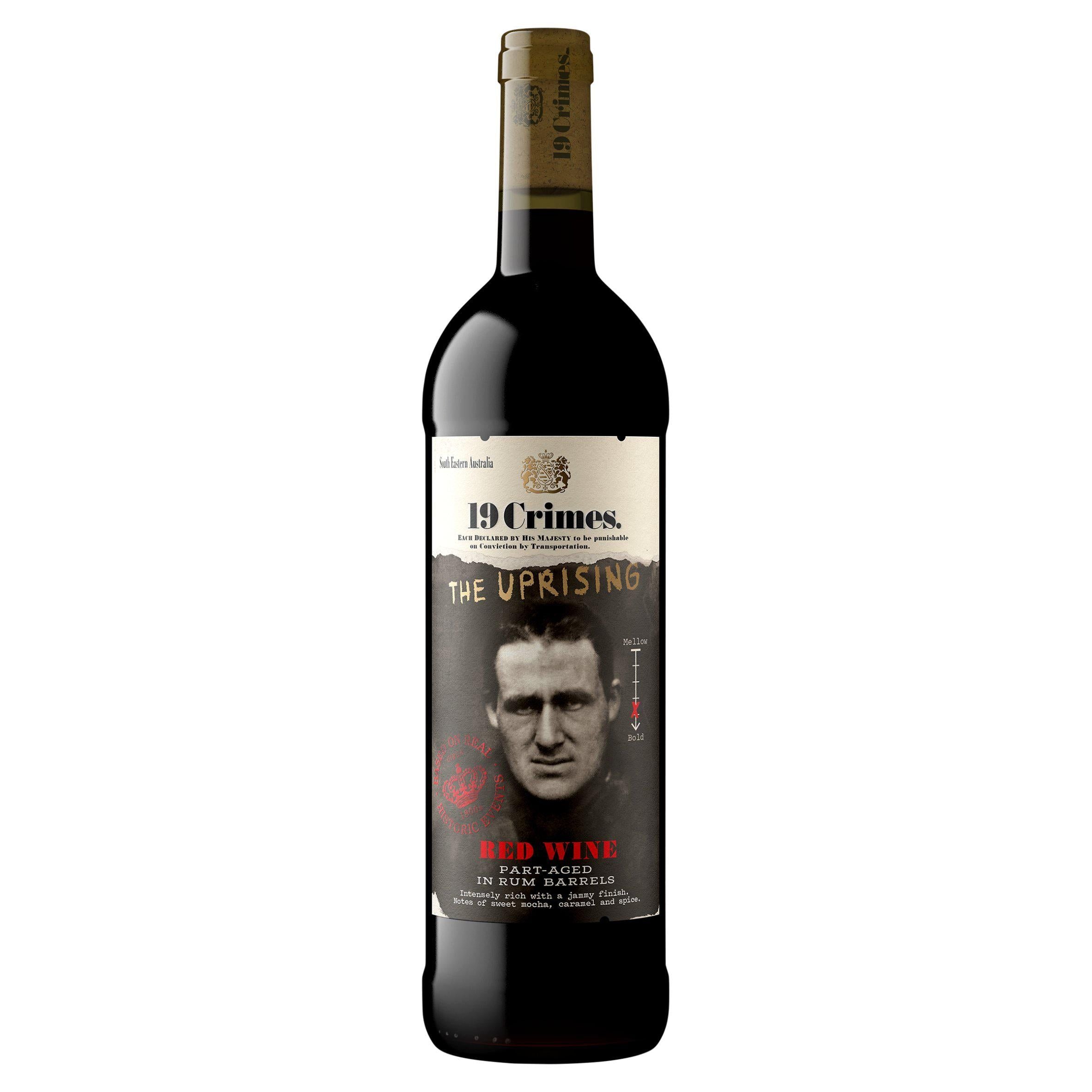 19 Crimes The Uprising Red Wine 750ml - McGrocer