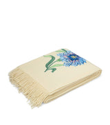 Virgin Wool Cornflower Throw 132cm x 159cm