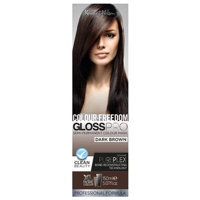 Knight & Wilson Colour-Freedom Gloss Pro Dark Brown Semi-permanent Hair Colour