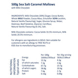 J.Charles sea salt caramel chocolate marshmallows 500g, UK version