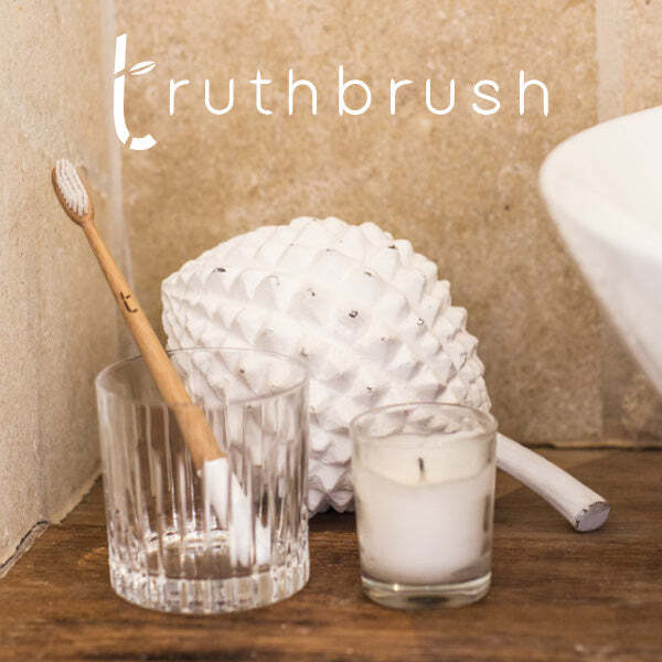 Truthbrush Bamboo Toothbrush and Tabs Set (British brand)