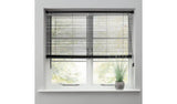 Argos Home Plastic Jet Black Venetian Blind 120cm