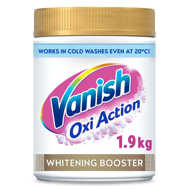 Vanish Gold Oxi Action Powder Crystal White 1.9kg (British brand)