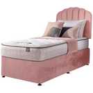 Silentnight Single Divan Bed Set Pink (British brand)
