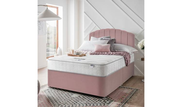 Silentnight Middleton Kingsize Comfort Divan Bed - Pink