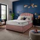 Silentnight Kingsize Divan Bed in Pink (British brand)