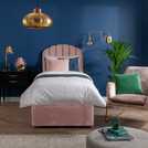Silentnight Middleton Single Memory Divan Bed in Pink (British brand)