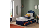 Silentnight Middleton Single 2 Drawer Divan Bed - Blue