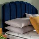 Silentnight Kingsize Memory Divan Bed Set in Blue (British brand)