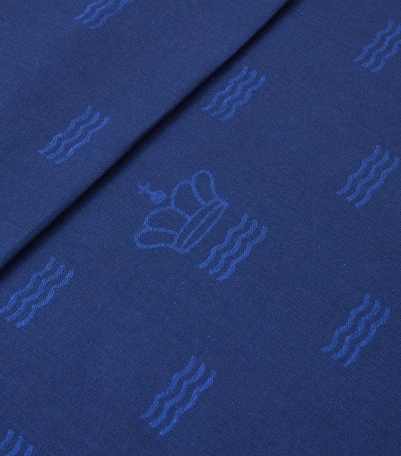 Royal Copenhagen Jacquard Waves tablecloth 145cm x 320cm, imported from the UK