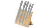 Russell Hobbs 5 Piece Knife Block Set Grey Kitchen Knife Set