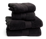 Habitat cotton supersoft black towel bale 4 piece, UK version
