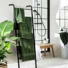 Habitat Egyptian cotton towel bale in forest green 4-piece set, UK version