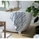 Habitat Coastal Stripe Blue & White 4 piece towel bale, UK version